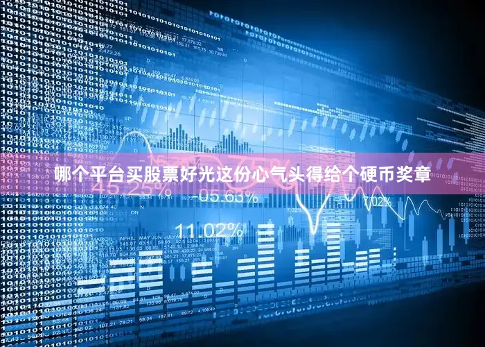 哪个平台买股票好光这份心气头得给个硬币奖章