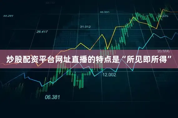 炒股配资平台网址直播的特点是“所见即所得”